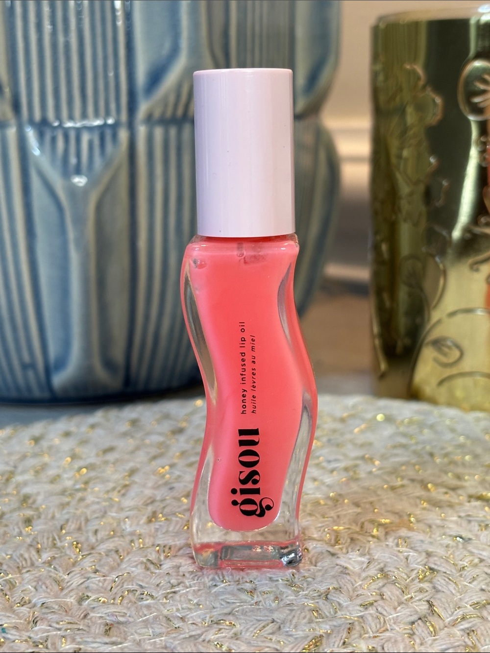 Gisou Honey-Infused Lip Oil — Raspberry Swirl 8ml